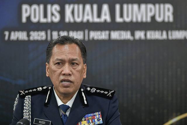 Kuala Lumpur police chief Commissioner Datuk Rusdi Mohd Isa - BERNAMA FILE PIX