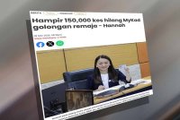 Laporan Sinar Harian mengenai hampir 150,000 kes hilang MyKad melibatkan golongan remaja.